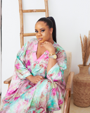 Rich Aunty Luxe Crystals Kaftan - Multi