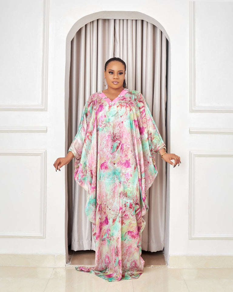 Rich Aunty Luxe Crystals Kaftan - Multi