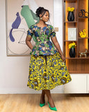 WANI MIX MATCH AFRICAN PRINT Dress