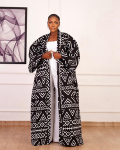 Summer Vibes Nini African print Kimono Maxi