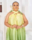 Rich Aunty Luxe OMBRE Kaftan -Green