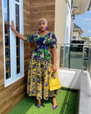 WANI MIX MATCH AFRICAN PRINT Dress