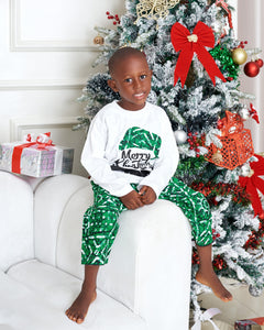 Emerald Afrocentric Christmas Pyjamas - Children