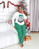 Emerald Afrocentric Christmas Pyjamas - Female