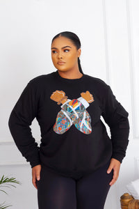 Black Panther(Wakanda Forever) Inspired Sweatshirt - Black