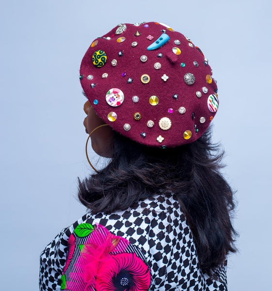 Bejeweled Beret